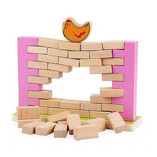 Baby Toy Wooden Blocks Wall Game Colorful Demolishing Wall Game Building Blocks Interesting Kids Toys Educational Toys For Gifts 2024 - buy cheap