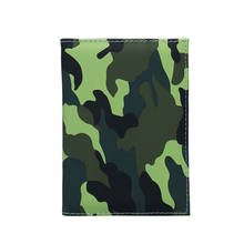 Zoukane exército camuflagem cor retalhos capa de passaporte caso titular do cartão colorido passaporte carteira acessórios viagem zspc21 2024 - compre barato
