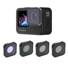 Filtro de lentes para Cámara de Acción Gopro Hero 9, accesorios de aluminio para buceo, UV/CPL/ND4/8/16/32/64, Estrella nocturna 2024 - compra barato