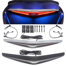 Motorcycle ABS Trunk Spoiler LED Red Rear Brake Light Turn Signal For Honda Goldwing GL1800 2018-2020 2024 - buy cheap