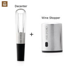 Youpin Circle Joy Stainless Steel Portable Fast Decanter/Wine Stopper 2 IN 1 Suit Wine Vodka Mini Wake-up Utensil/Stopper 2024 - buy cheap