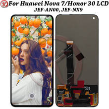 Pantalla Original de Huawei Nova 7 LCD MONTAJE DE digitalizador con pantalla táctil para Huawei Honor 30 JEF-AN00 NX9 pantalla 2024 - compra barato