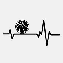 Dasasaru Soprt Ball Basketball, latido del corazón, pegatina para coche, calcomanía impermeable, portátil, guitarra, motocicleta, accesorios para coche, PVC,15cm * 6cm 2024 - compra barato