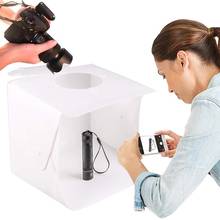 Portable Photo Studio Adjustable Brightness Jewelry kleinartikel Photography Box Shooting Tent Mini Folding Table Lightbox 2024 - buy cheap