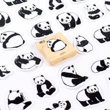 45 шт./упак. милые животные украшение в виде панды клейкие наклейки Diy наклейки с героями мультфильмов наклейки для дневника наклейки для скрапбукинга канцелярские наклейки 2024 - купить недорого