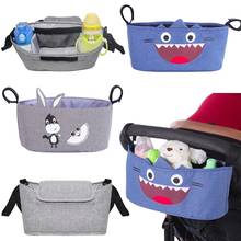 Baby Stroller Organizer Mummy Diaper Bag Cartoon Waterproof Maternity Nappy Bag Stroller Accessories Cup Portable Baby Buggy Bag 2024 - buy cheap