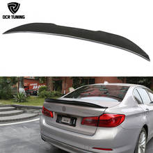 M Performance Carbon Fiber Rear Trunk Spoiler For BMW 5 Series G30 Spoiler 530i 540i carbon Wings PSM Style 2017-UP F90 M5 2018+ 2024 - buy cheap