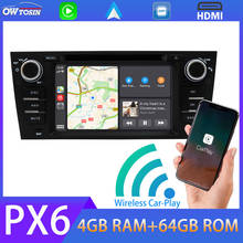 PX6 Android 10 4G+64G Car DVD Multimedia Player For BMW E90 3er E91 E92 E93 GPS Navigation Radio Wireless Carplay HDMI 5*USB DSP 2024 - buy cheap