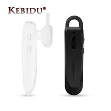 Kebidu мини беспроводные Bluetooth наушники стерео бас Bluetooth 4,1 гарнитура громкой связи одиночный наушник с микрофоном для всех смартфонов 2024 - купить недорого
