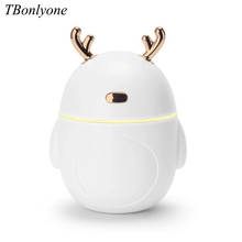 USB Air Humidifier Aromatherapy Essential Oil Car Diffuser Ultrasonic Mist LED NightLight Humidifier Fogger Christmas Gift 2024 - buy cheap