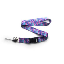 CA172 Cartoon Purple Jungle Lanyards For keychain ID Card Pass Mobile Phone USB Badge Holder Hang Rope Lariat Lanyard 2024 - buy cheap