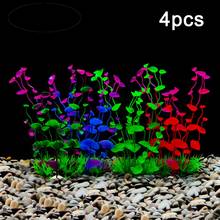 24CM  4 PCS Aquarium Plants Artificial Plastic Fish Tank Plants Decoration Ornament Safe for All Fish 2024 - buy cheap