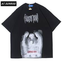 2020 new T Shirt Mens Hip Hop letter Tshirt Streetwear Summer Cotton Harajuku T-Shirts Short Sleeve Tops Tees Street Wear 2024 - buy cheap