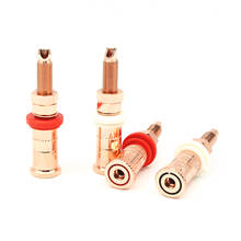 4pcs/set Copper plated Speaker Binding Posts Terminal Connectors WBT style 2024 - buy cheap