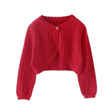 Детский свитер-кардиган для девочек, розовая куртка с длинными рукавами для девочек, пальто для От 1 до 4 лет, 2020, детская одежда, RKC195103 2024 - купить недорого