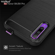 For Cover Huawi Honor 9X Case Shockproof Bumper Carbon Fiber Case For Huawei Honor 9X Phone Case For Huawi Honor 9X Coque Fundas 2024 - buy cheap