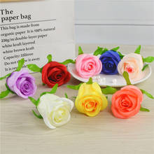 5PCS 6cm 8colors Silk Artificial Fake Fabric Rose Flower Heads For DIY  Wedding Wall Arch Decoration Home Garden Bouquet Props 2024 - buy cheap