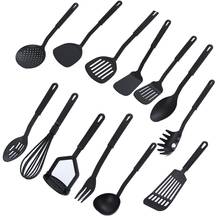 31CM silicona Turner sopa cuchara espátula cepillo raspador Pasta servidor batidor de huevos herramientas de cocina pala de cocina batidor 2024 - compra barato