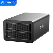 ORICO 35 Series 2 bay 3.5'' USB3.0 to SATA With RAID HDD Docking Station Aluminum HDD Enclosure 48W Power Adapter Support UASP 2024 - buy cheap