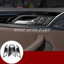Carbon Fiber Style Car Door Handle Bowl Cover For BMW X3 X4 G01 G02 2018-2021 Car accesories interior Car decoration 2024 - buy cheap