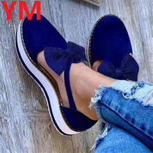 Bow Spring Summer Shoes Women Hemp High Heel Platform Outdoor Leisure Buckle Slippers Beach Sandals Ladies Sexy T-Strap Sandals 2024 - buy cheap