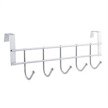 Stainless Steel Home Storage Organization 5 Hooks Clothes Door Bathroom Hanger Cloth Hanging Rack Holder Hooks for Bags Towel /C 2024 - buy cheap