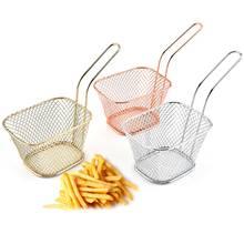 French Fries Basket Portable Chips Mini Frying Basket Strainer Fryer Kitchen Cooking Colander Tool 2024 - buy cheap