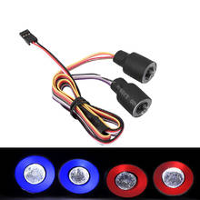 Special offer 2020 NEW Red/Blue LED Lights Headlight for 1/10 RC Rock Crawler Axial SCX10 D90 Jeep Wrangler Body Shell 2024 - buy cheap