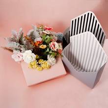 Коробка для хранения конвертов, цветов, в горошек, в полоску, для свадьбы, помолвки, вечевечерние 2024 - купить недорого