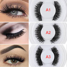 4Pcs/Set Dual Magnetic False Eyelashes Women Reusable 3D Synthetic Hair Wispy Long Glue-free Fake Lashes Beauty Makeup Tools 2024 - buy cheap