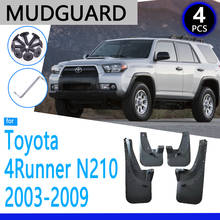 Guardabarros aptos para Toyota 4runner 4runner SUV 2003 ~ 2009, accesorios de coche, guardabarros, piezas de repuesto para automóviles 2024 - compra barato