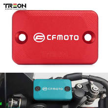 Tampa para fluido de freio dianteiro de motocicleta, com logotipo, cnc, para cfmoto cf 250 sr cf250sr cf 250sr, acessórios 2024 - compre barato