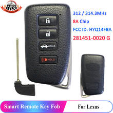 KEYECU-mando a distancia inteligente para coche, llave de 312/314,3 MHz, HYQ14FBA, 281451-0020G, para Lexus ES350, ES300h, GS350, GS40, GS450h, 2013-2016 2024 - compra barato