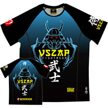 VSZAP Bushido Combat Sports Fight MMA Short Sleeve Quick Dry T-Shirt Men  Training Sports Fitness Martial Arts Wind 2024 - buy cheap
