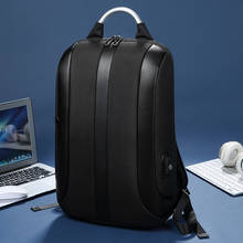 Mochila eurcool slim para laptop, bolsa de trabalho e escritório unissex ultraleve preta 2024 - compre barato