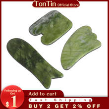 Ferramenta de massagem jade esmalte natural placa de beleza guasha (quadrado + peixe + forma triangular) 3 tamanhos 2024 - compre barato
