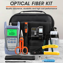 FTTH Fiber Optic Tool Kit AUA-S2 Fiber Cleaver Optical Power Meter 10mw Visual Fault Locator with Stripping Pliers 2024 - buy cheap