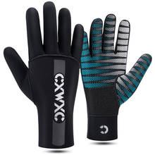 CXWXC snorkeling neoprene gloves 3mm winter warm non-slip wear-resistant gloves men and women diving gloves 2024 - buy cheap