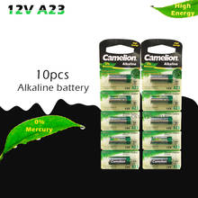 Wholesale 10pcs/lot New 12V Camelion A23 23A Ultra Alkaline battery/alarm batteries Free Shipping 2024 - buy cheap