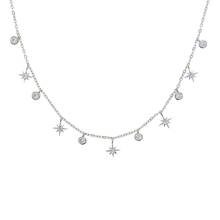 cute dainty star charm choker necklace gold silver color high quality cz fashion jewelry 2024 - купить недорого