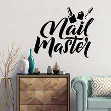 Large Nail Master Polish Wall Sticker Beauty Spa Nail Manicure Makeup Studio Wall Decal Girl Room Shop Vinyl Decor 2024 - buy cheap