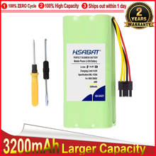 HSABAT-Batería de ciclo 0 para aspiradora Ecovacs Deebot Deepoo X600 ZN605 ZN606 ZN609 Midea Redmond, acumulador de aspiradora, 3200mAh 2024 - compra barato