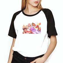 T camisa feminina ela ra princesa aliança arte arte camiseta de beisebol 2024 - compre barato