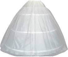 Enagua de crinolina para mujer, falda de Aro para vestido de boda, blanco, 2021 2024 - compra barato