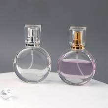 Пустая бутылка для парфюма для продажи, флакон для духов, квадратная прозрачная стеклянная бутылка с распылителем, стильная многоразовая бутылка 2024 - купить недорого