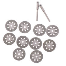 Tool Set 10pcs 22mm Dremel Diamond Grinding Wheel Saw Cutting Abrasive Disc+2 Pcs Mandrel For Dremel Rotary Tools Accessories 2024 - buy cheap