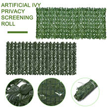 Artificial Green Leaf Screening Rolls Privacy Fence Screen Hedges Faux Ivy Vine Leaf Fence For Outdoor Garden Decoration 2024 - buy cheap