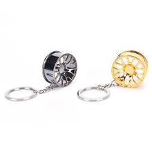 1Pc Auto Tire Rims Key Chain Auto Parts Keychain Automotive Wheel Hub Keychain Autoparts Key Ring Car Key Chain 2024 - buy cheap