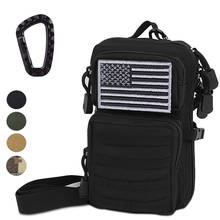 1000D Molle Shoulder Sling Bag Tactical EDC Phone Pouch Carrier Outdoor Utility Accessory Bags Military Camping Waist Pack 2024 - buy cheap