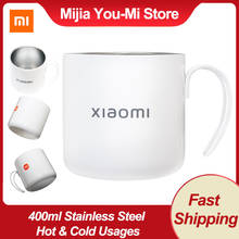 Xiaomi Mi-tazas resistentes al frío y caliente para hombre y mujer, tazas de té y café, botella de leche con doble aislamiento, regalos para mujeres, 400ml 2024 - compra barato
